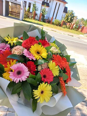 Букет цветов из: Герберы в Козульке